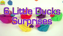 Play Doh Ducks Surprise Eggs Nursery Rhymes Six Little Ducks Surprise Toys Playdough by KC Toys