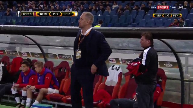 Edin Dzeko Goal HD - AS Roma 2-1 Plzen - 24.11.2016