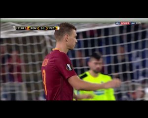 Edin Dzeko | Roma 2 - 1 Viktoria Plzen