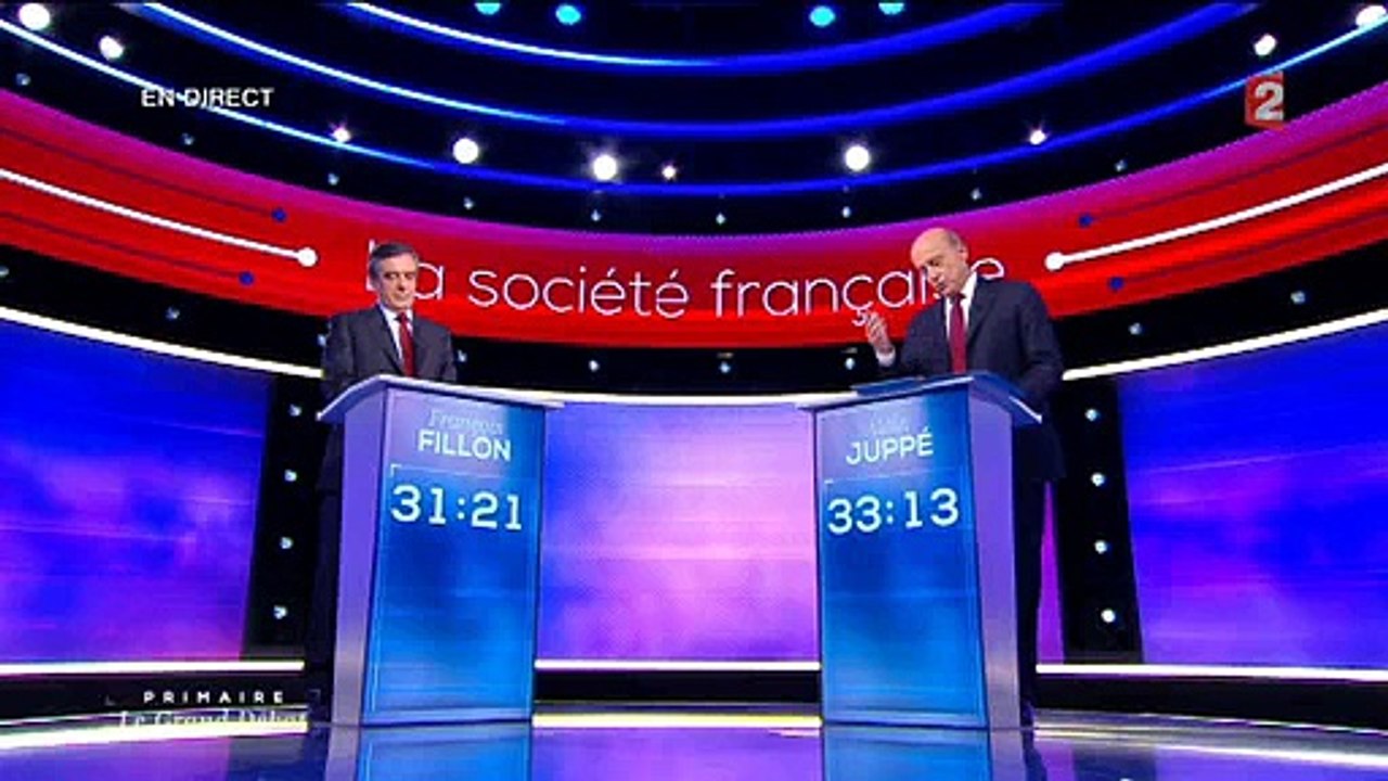 Débat Primaire - Regardez la passe d'armes entre Alain Juppé et François Fillon sur l'IVG et sur "Ali Juppé"