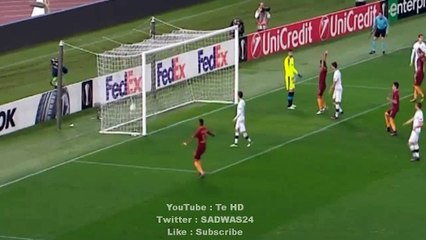 اهداف مباراة روما وفيكتوريا بلزن 2-1 كاملة