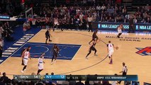 Brook Lopez Denies Kristaps' Porzingis Dunk Attempt | Nets vs Knicks | Nov 9 | 2016-17 NBA Season
