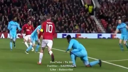 اهداف مباراة مانشستر يونايتد وفينورد روتردام 3-0 كاملة