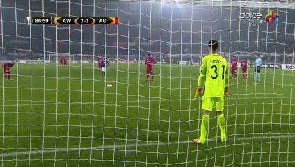 Constantin Budescu (Penalty) Goal HD - Austria Vienna 1-2 Astra 24.11.2016