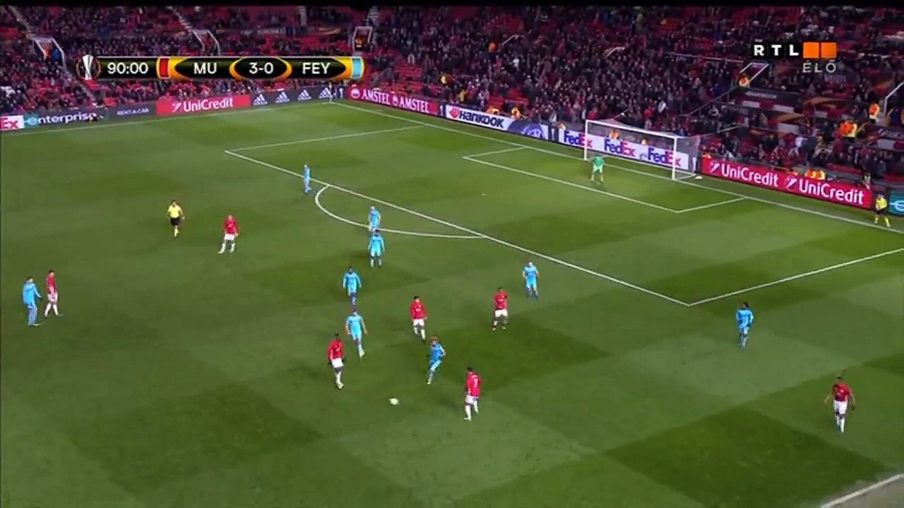 GOAL! Man. United 4-0 Feyenoord (Lingard 90+2)