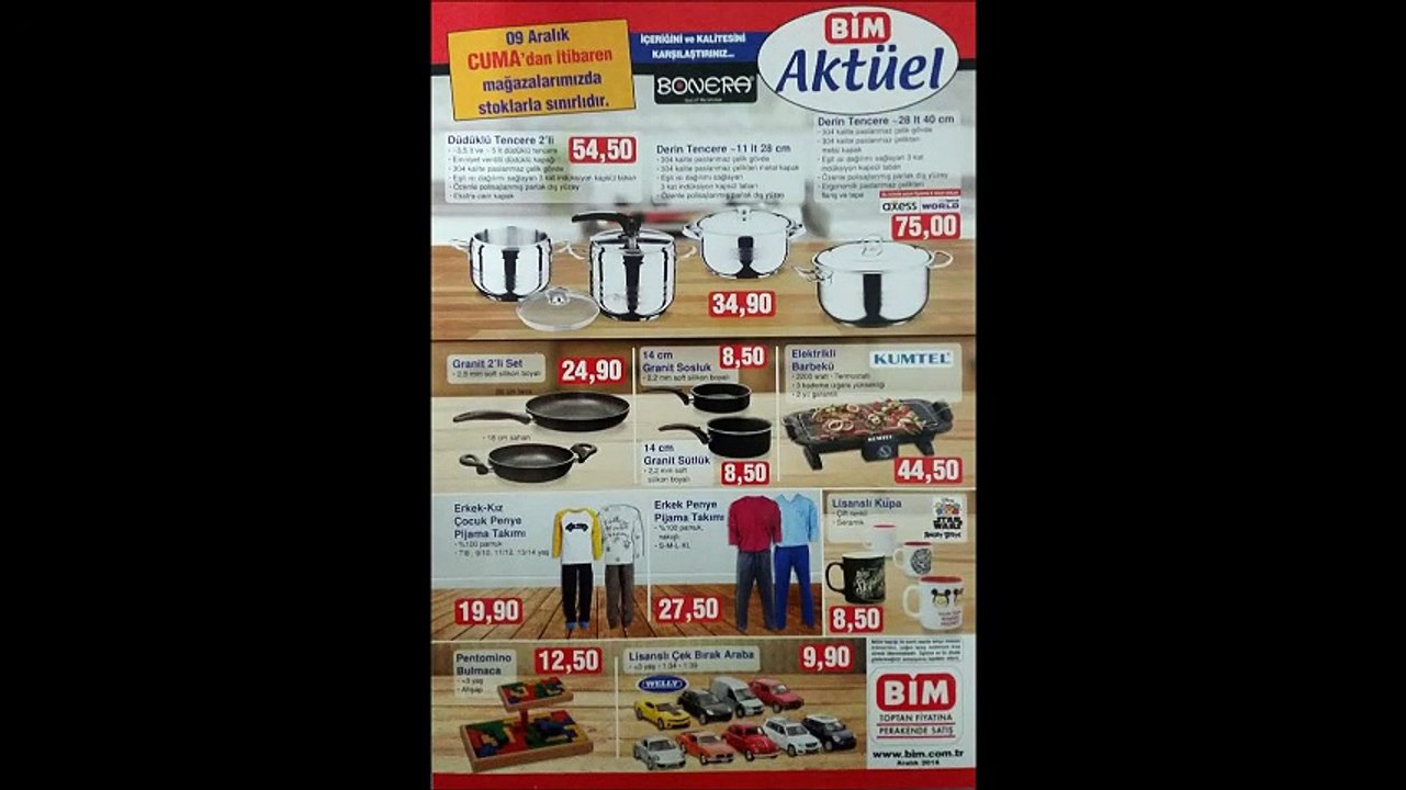 BİM 9 Aralık 2016