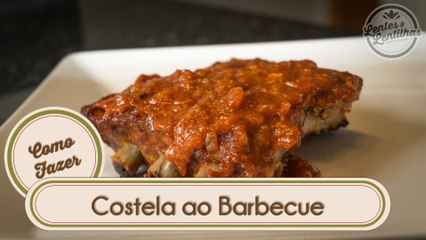 Costela Suína ao Molho Barbecue