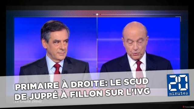 Primaire à droite: Le SCUD de Juppé à Fillon sur l'IVG