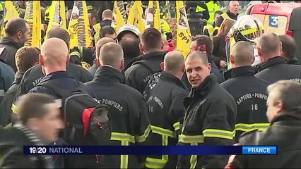 La colère des sapeurs-pompiers