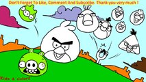 Coloring Pages Angry Birds And Learn Colors For Kids