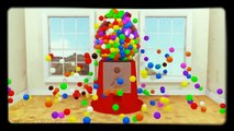 DuckDuckKidsTV || Learn colors for toddlers with 3D Gumball Machine