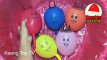 Baby Kids Song - Finger family water balloons - Learn Colours Nursery Compilation - Lagu anak-anak