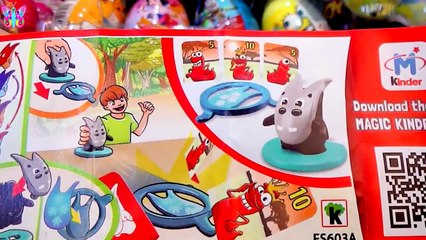 Huevo kinder sorpresa de animales, la patrulla canina y Peppa Pig en español 2016