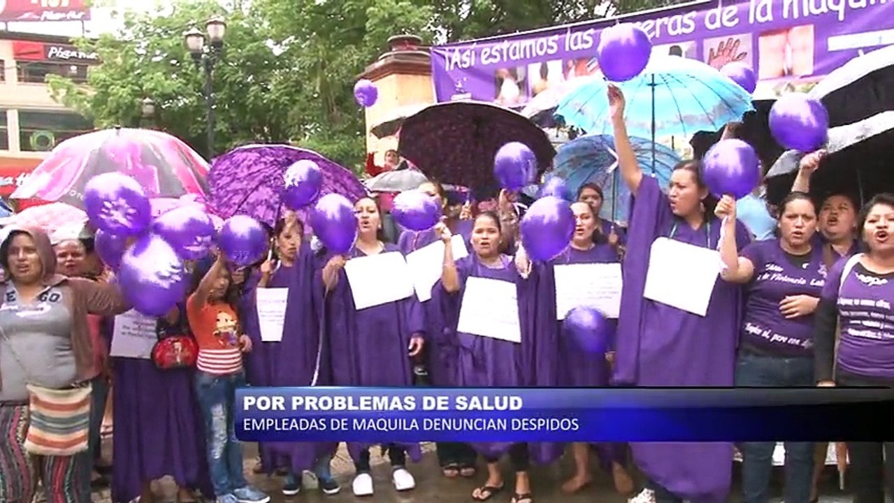 Empleadas de maquila denuncian despidos