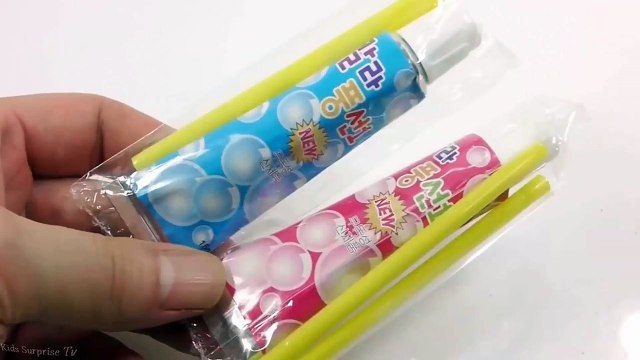 DIY How To Make Glue Slime Paints Colors Water Balloon Poop - Learn Colors For Toddlers