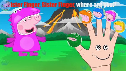 Dragon Peppa Pig Finger Family Song - Nursery Rhymes Songs – Kid Songs - ChuChuTV