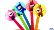 Learn Colors with Oddbods Popsicles Lollipops Finger Family Song Nursery Rhymes for Children Baby