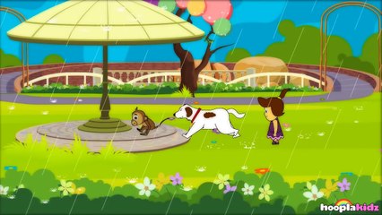 Rain on the Green Grass | Nursery Rhymes for Kids by HooplaKidz