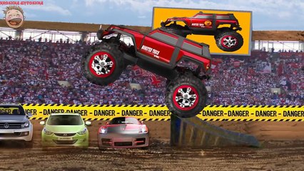 Monster Truck Show. Learning Colors. Educational Video for Kids