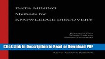 Read Data Mining Methods for Knowledge Discovery (The Springer International Series in Engineering