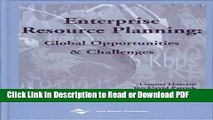 PDF Enterprise Resource Planning: Global Opportunities and Challenges Book Online