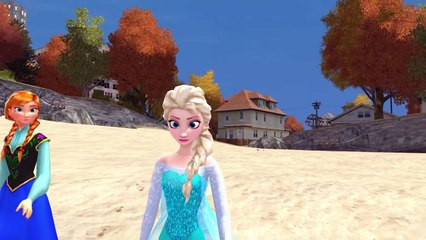 Frozen Elsa & Spiderman Wheels On The Bus vs McQueen Cars w/ Children Nursery Rhyme with Action