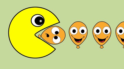 Learn Colors Pacman for Kids Children Toddlers Duck Kids TV 9