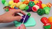 Finger Family Songs | Fruits and Vegetables Toy Velcro Cutting Food | Kitchen Playset Toys