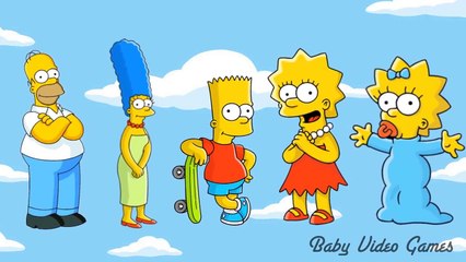 Finger Family Simpson Daddy Finger Simpson Song Nursery Rhymes for Children