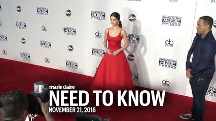 Selena Gomez Gives An Emotional AMA Acceptance Speech and More News | Marie Claire