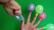 Finger Family Nursery Rhymes Finger Balloon Song - Learn Colors Finger Balloons Compilation