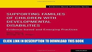 [READ] Kindle Supporting Families of Children With Developmental Disabilities: Evidence-based and