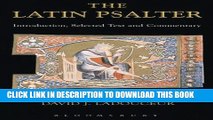 [PDF] Latin Psalter: Introduction,Text and Commentary (Latin Texts) Full Online