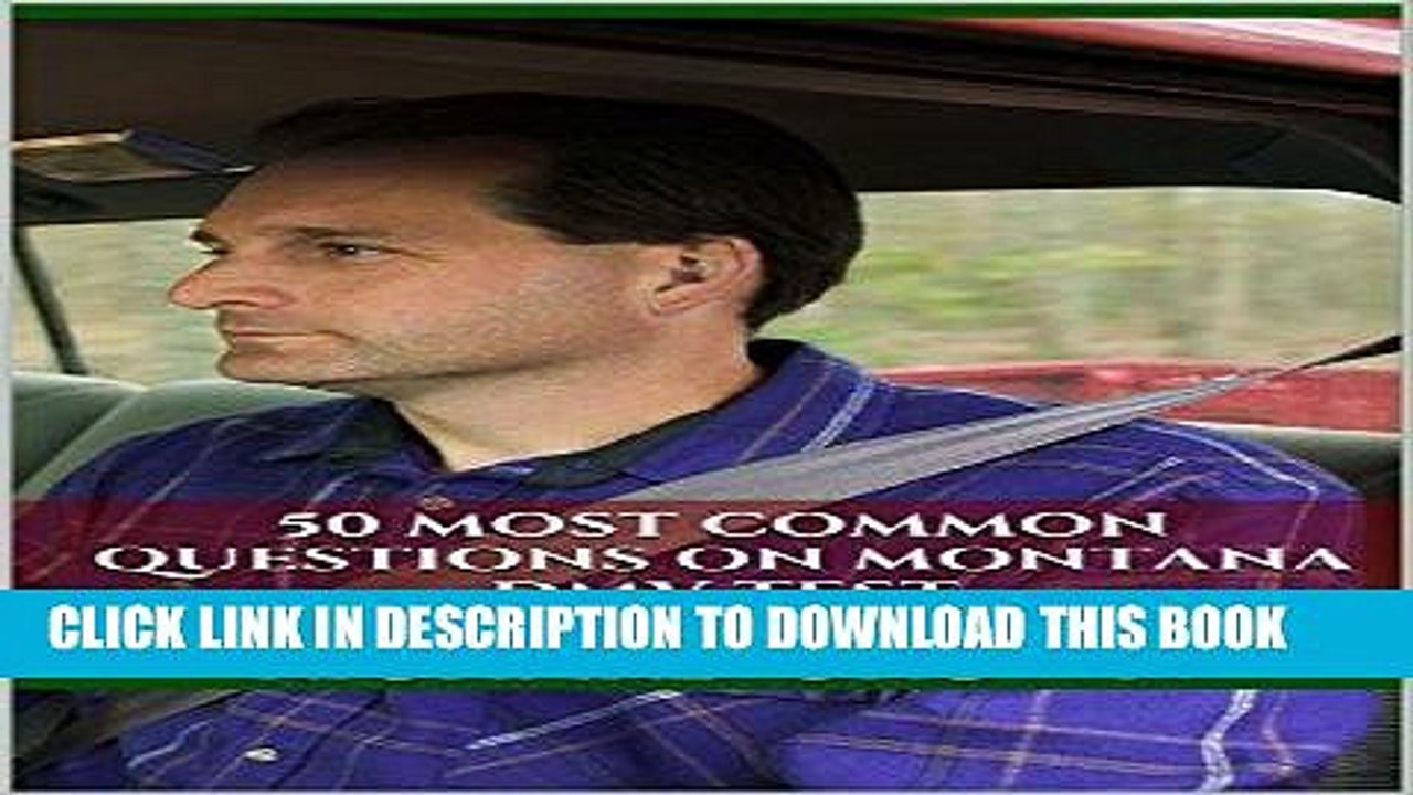 [READ] Mobi Pass Your Montana DMV Test Guaranteed! 50 Real Test Questions! Montana DMV Practice