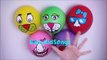 Five Wet Balloons Toys Compilation Learning Colours collection Faces Water Balloon Song