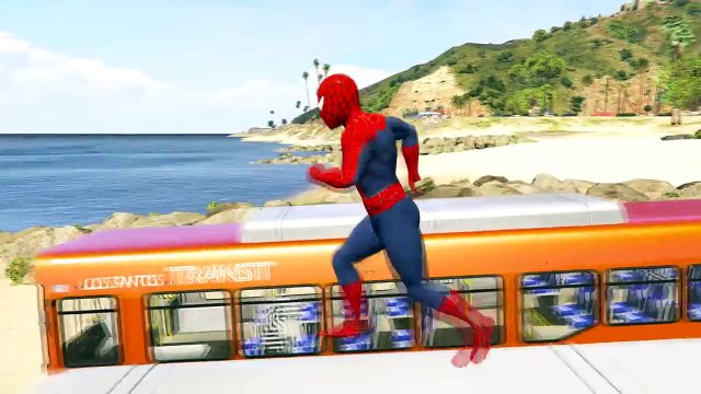 Learn Colors for Children with Spiderman & Color School Bus, Colours for Kids to Learn #faber