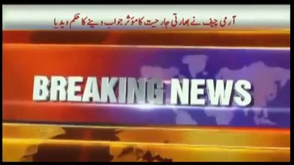 Give Jaw Breaking Reply to India - Gen Raheel - Lazizi News - YouTube