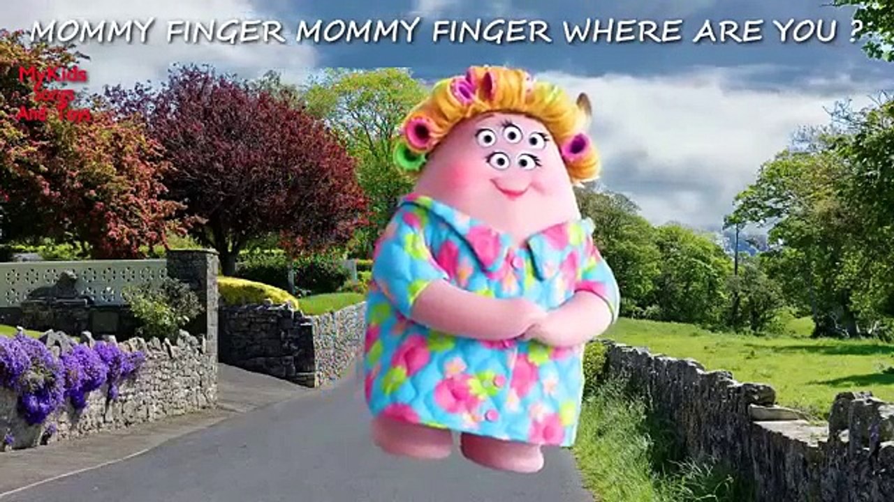 218 Monsters Inc Real Life Scene Finger Family Song Nursery Rhyme