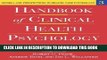 [READ] Kindle Handbook of Clinical Health Psychology, Volume 3: Models and Perspectives in Health