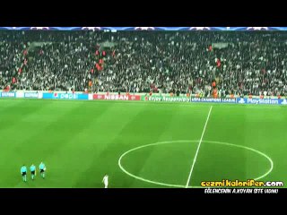 Beşiktaş Taraftarının 3-0  Biten İlk Yarıdan Sonra Takımı Tribünlere Çağırması