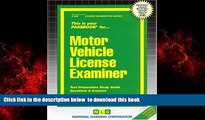 liberty books  Motor Vehicle License Examiner(Passbooks) BOOOK ONLINE
