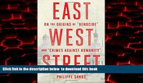 Best books  East West Street: On the Origins of 