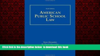 Best books  American Public School Law BOOOK ONLINE