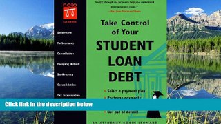 READ book  Take Control of Your Student Loan Debt (2nd Ed.) #A#  FREE BOOOK ONLINE