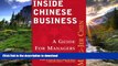 FAVORITE BOOK  Inside Chinese Business : A Guide for Managers Worldwide FULL ONLINE