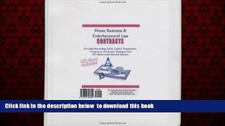 Read book  Music Business   Entertainment Law Contracts for Indie Recording Artist, Labels,