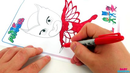 Disney Jr PJ Masks Owlette Coloring Book Episode Colors Activity Page Baby Kingdom