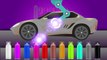 Colors for Children to Learn with Spray paint vs Sport car - Colours Cars for Kids to Learn #6