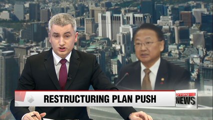 Finance minister says time and patience needed for restructuring plan to produce results