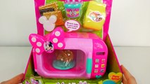 Microwave Kitchen Appliance Minnie Mouse Toy Playset for Kids and Surprise Toys